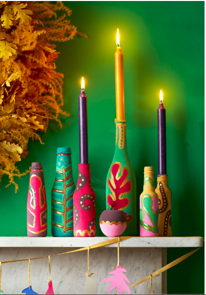 Candle and Flower Table